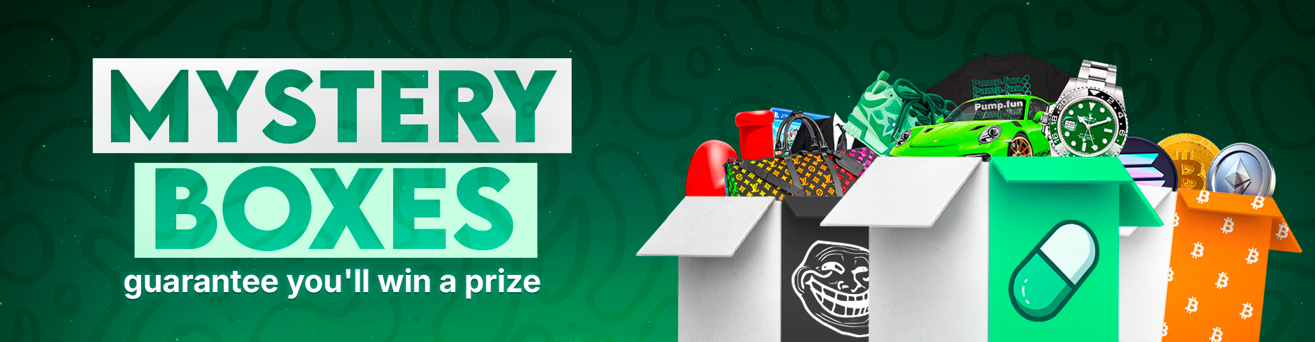 Mystery Boxes Banner